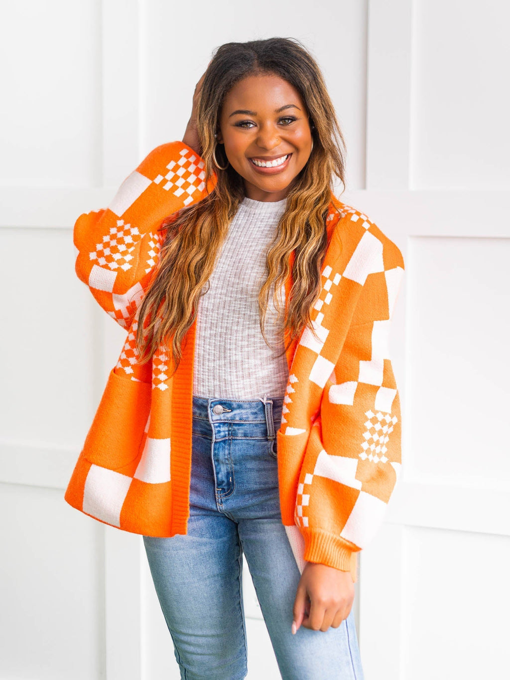 Curvy Pride of the South Knit Cardigan