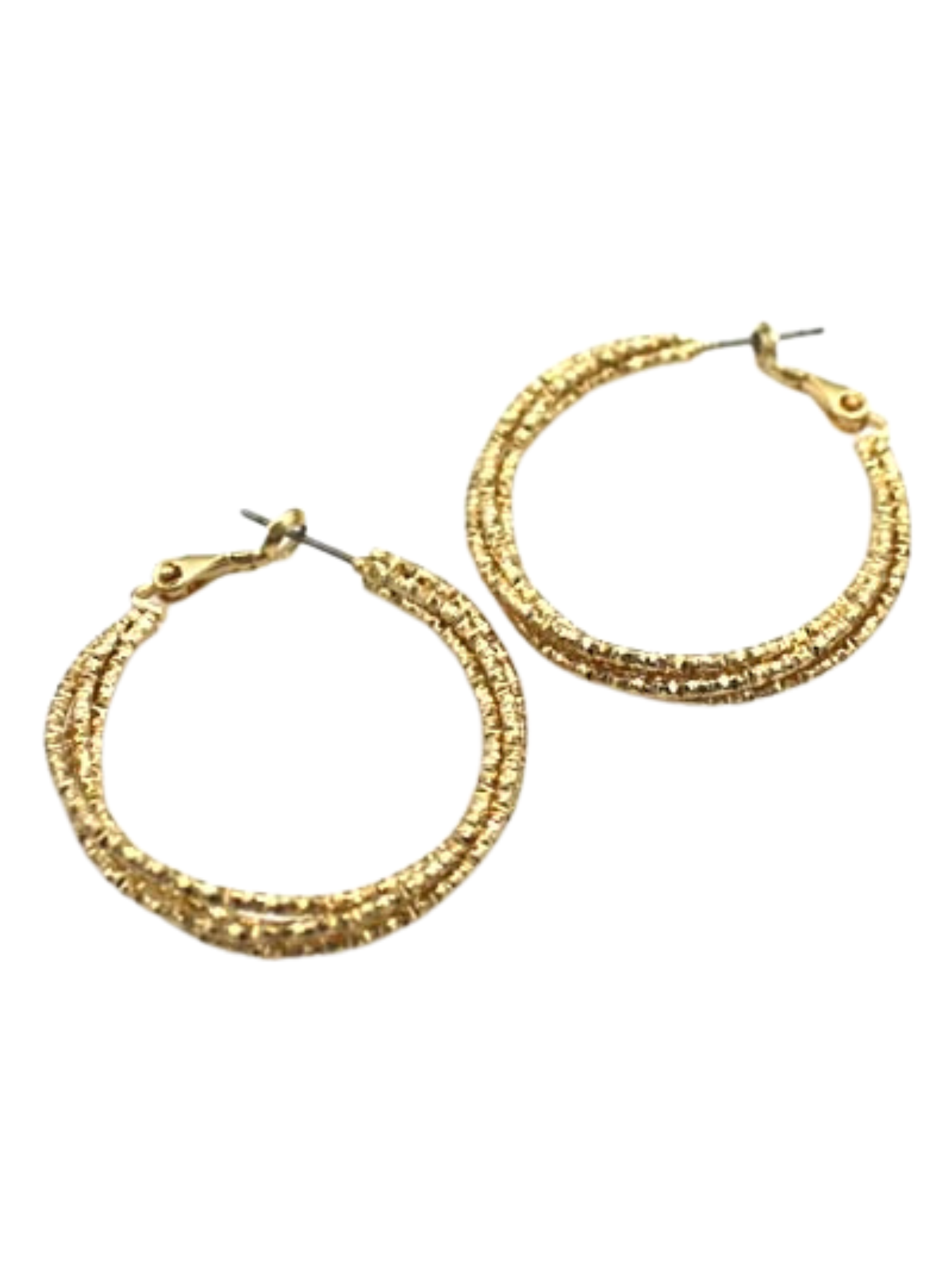 Essential Textured Hoop Earrings