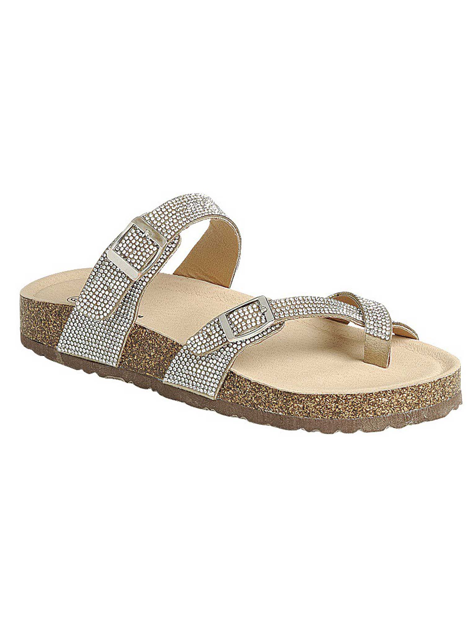 Berk Rhinestone Sandals
