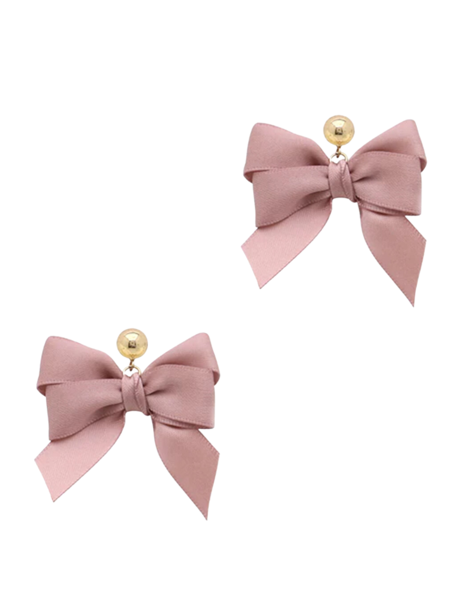 Fabric Bow Earring
