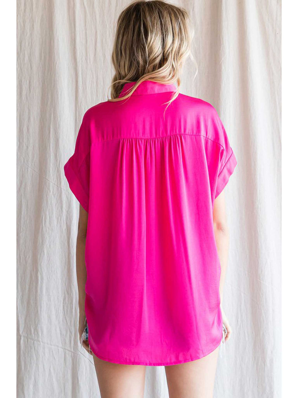 Curvy Better This Way Button Up Top