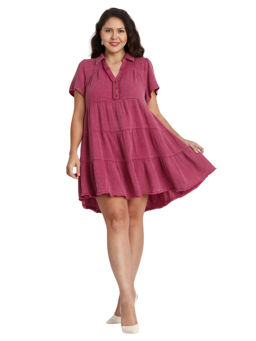 Curvy Make Me Forget Mineral Wash Dress
