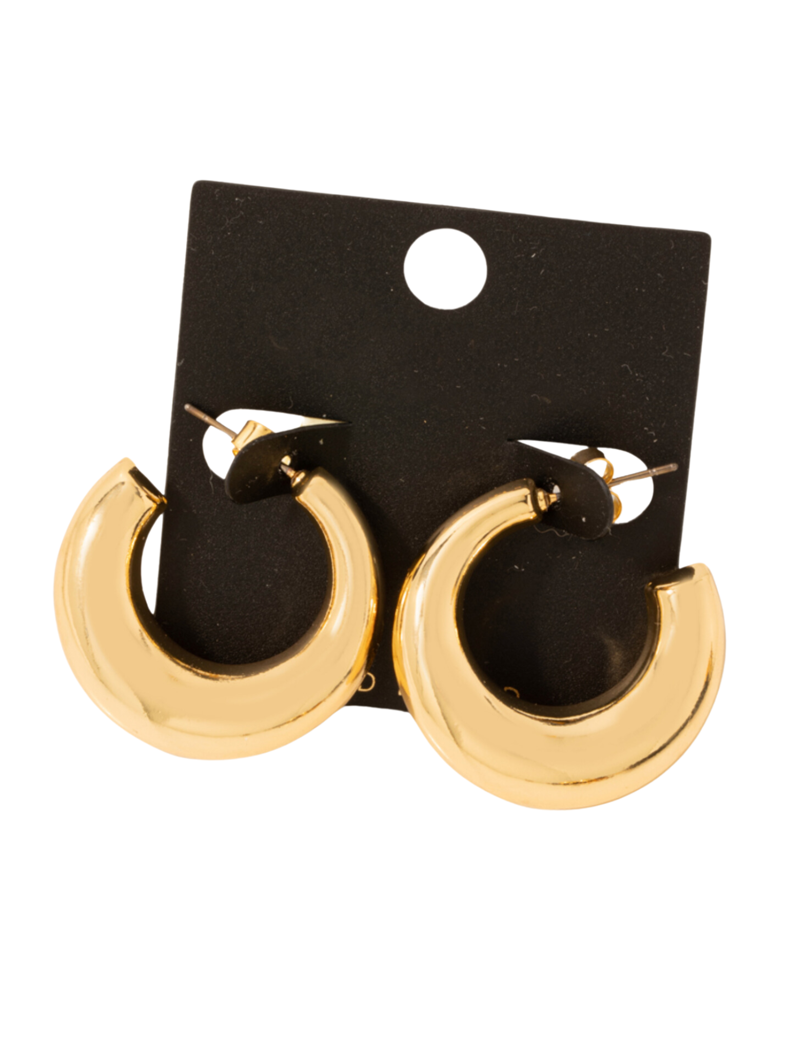 Gold Dipped Hoop Earrings