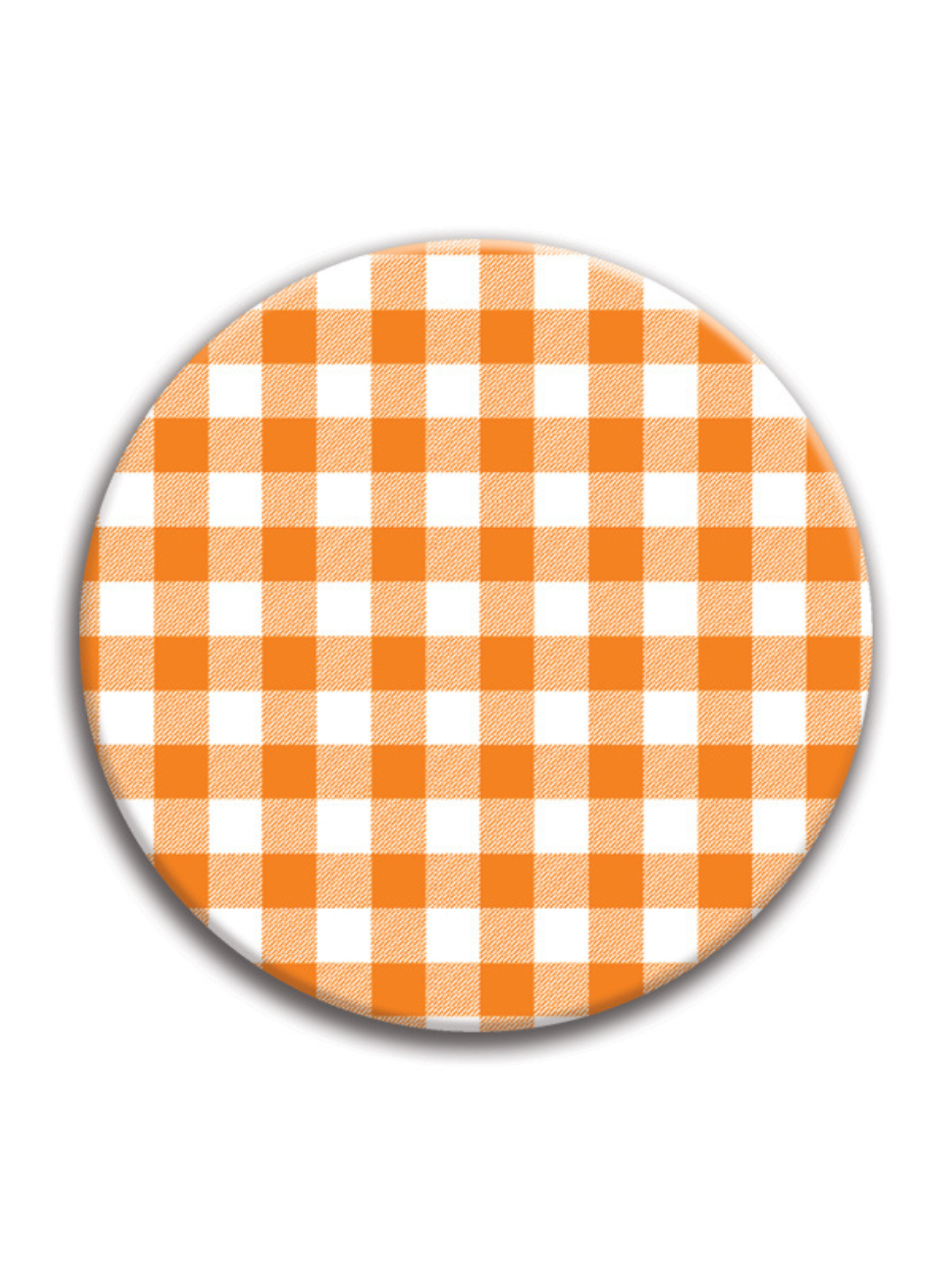 Gingham 2.25" Gameday Button