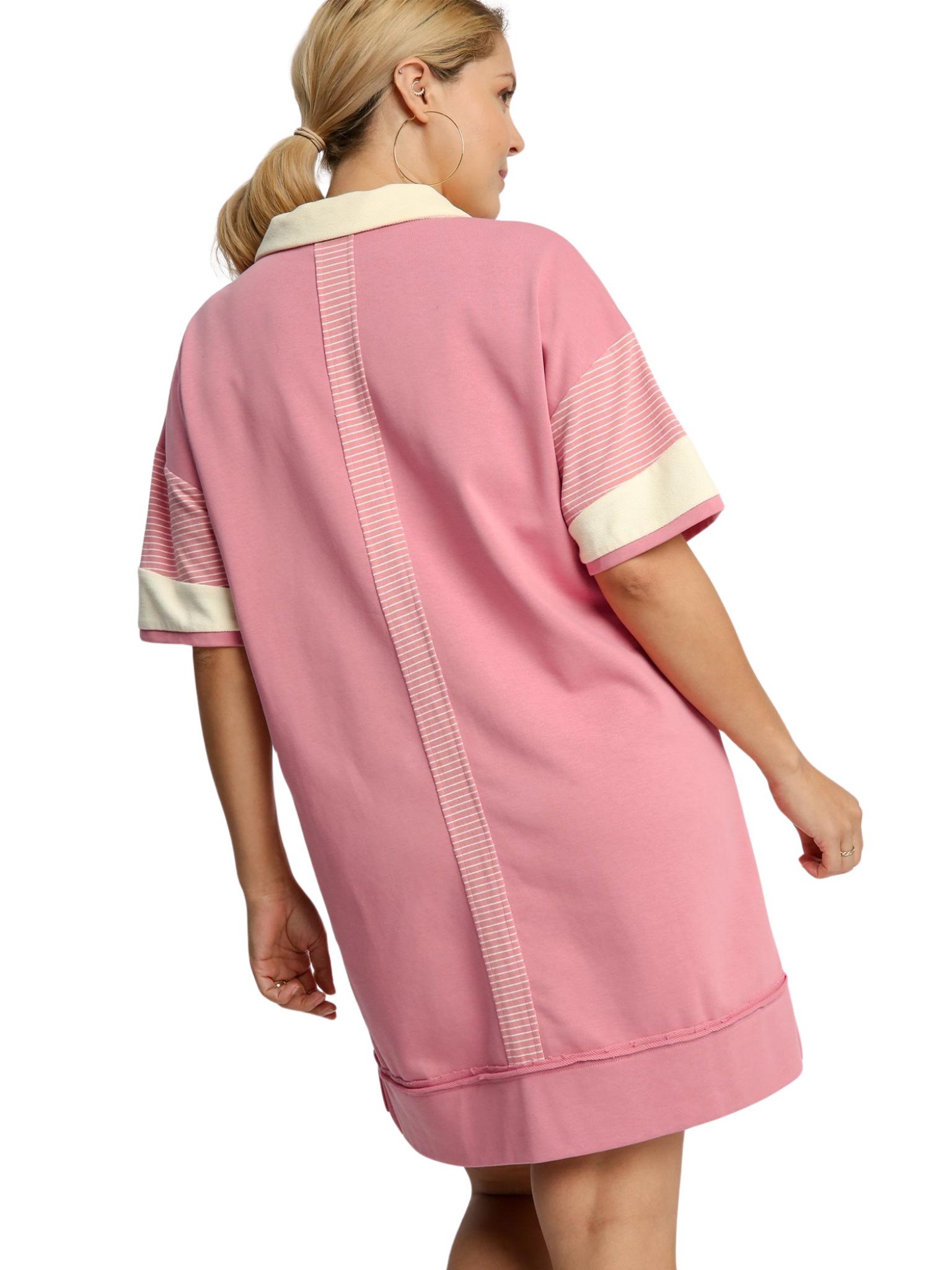 Curvy Close to Me Collared Mini Dress