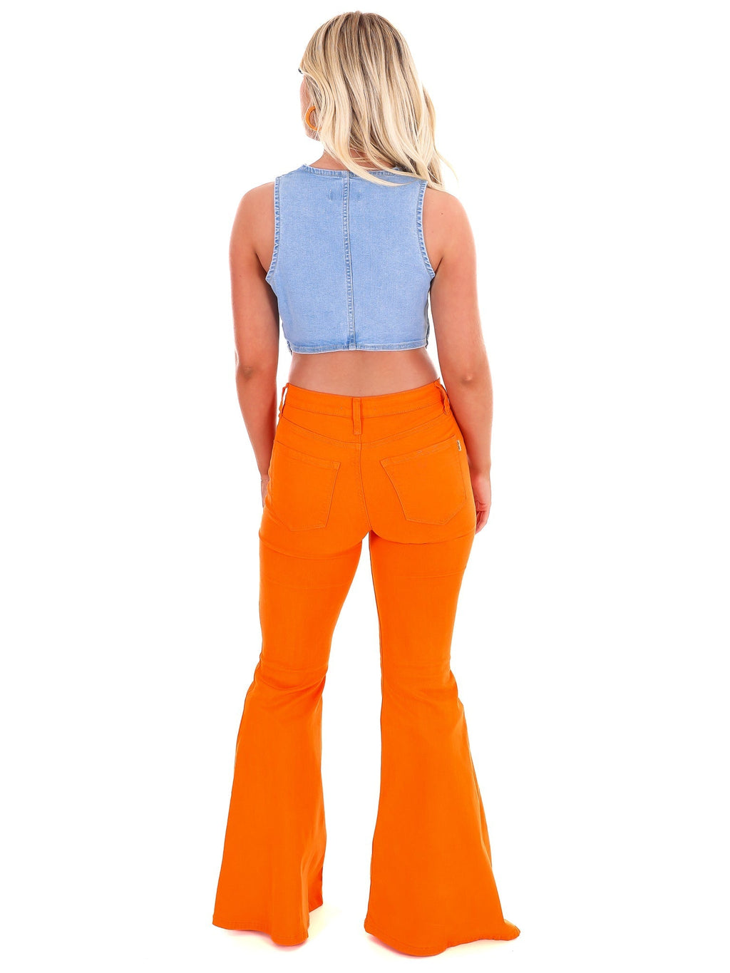 Enjoy the Ride Crop Denim Vest