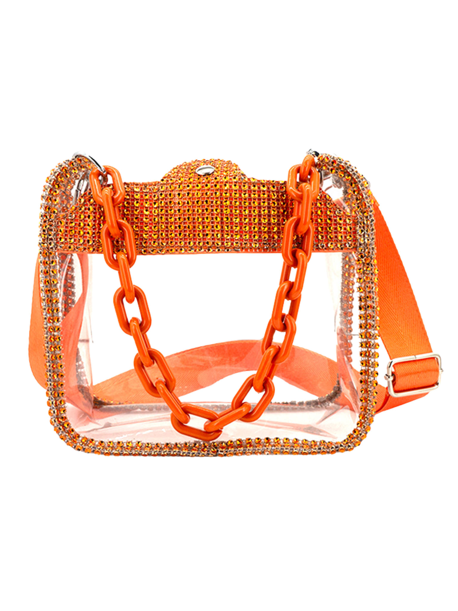 Rhinestone Clear Stadium Bag