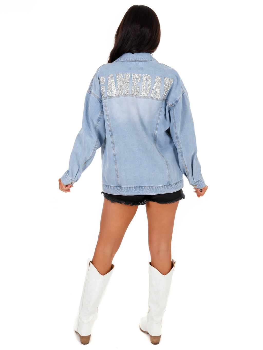Diamond Gameday Denim Jacket