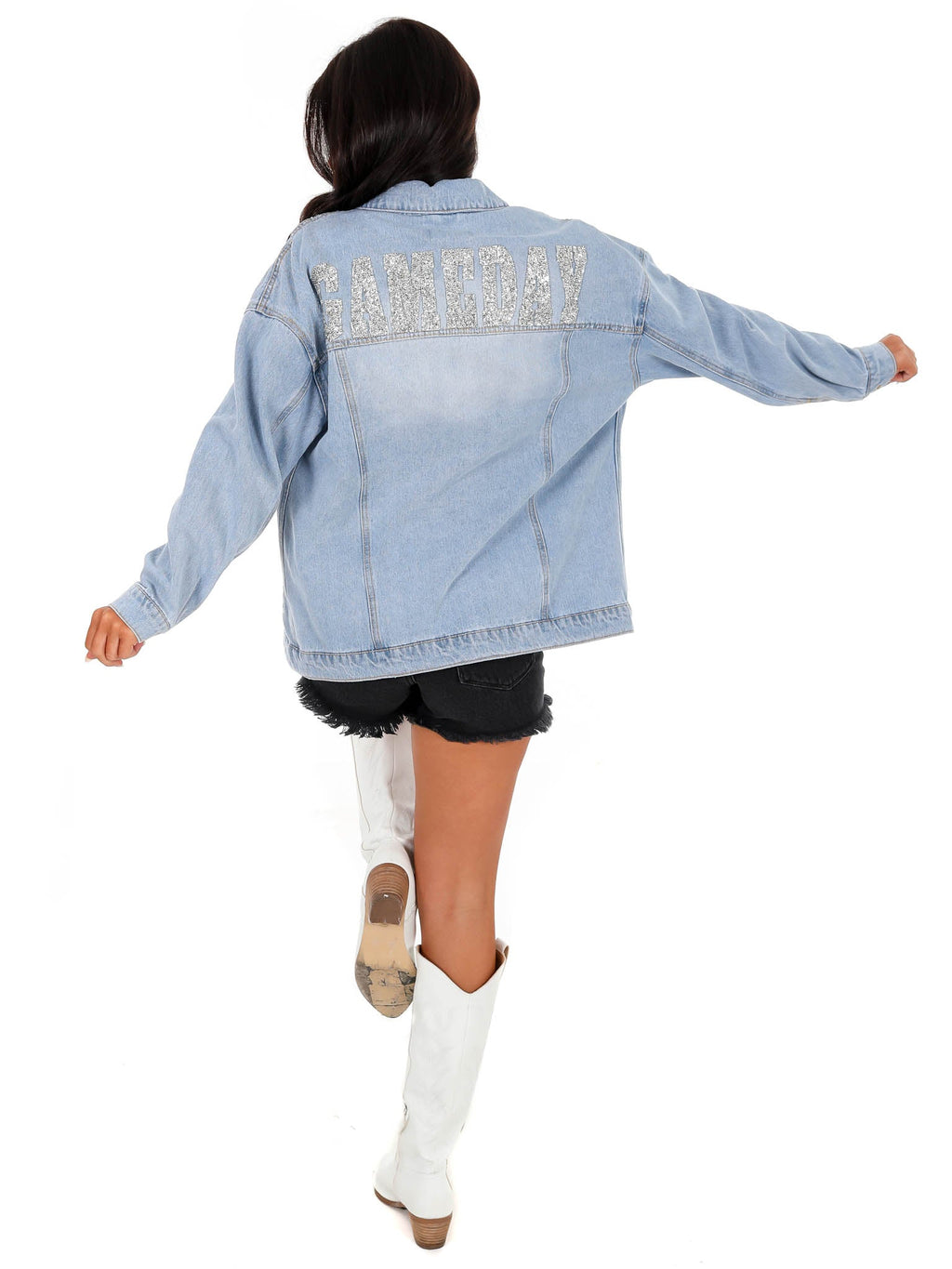Diamond Gameday Denim Jacket