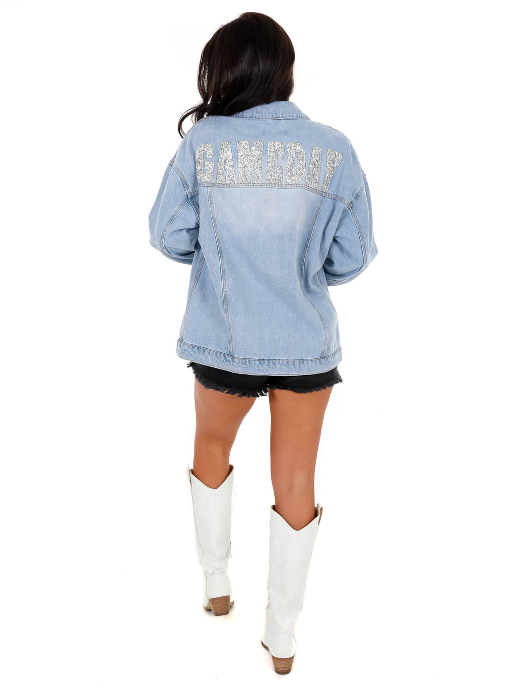 Diamond Gameday Denim Jacket