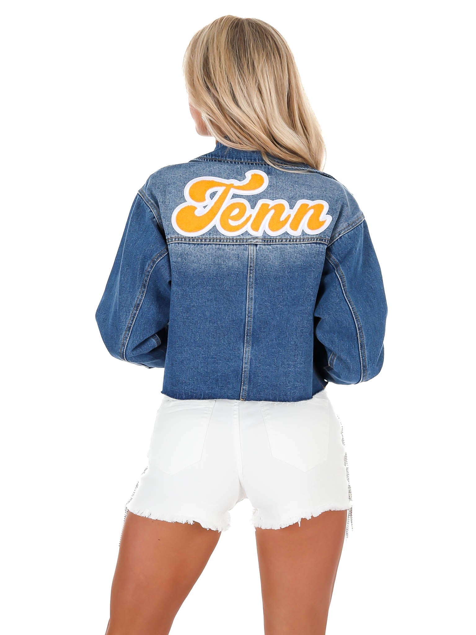 Groovy Tenn Cropped Denim Jacket