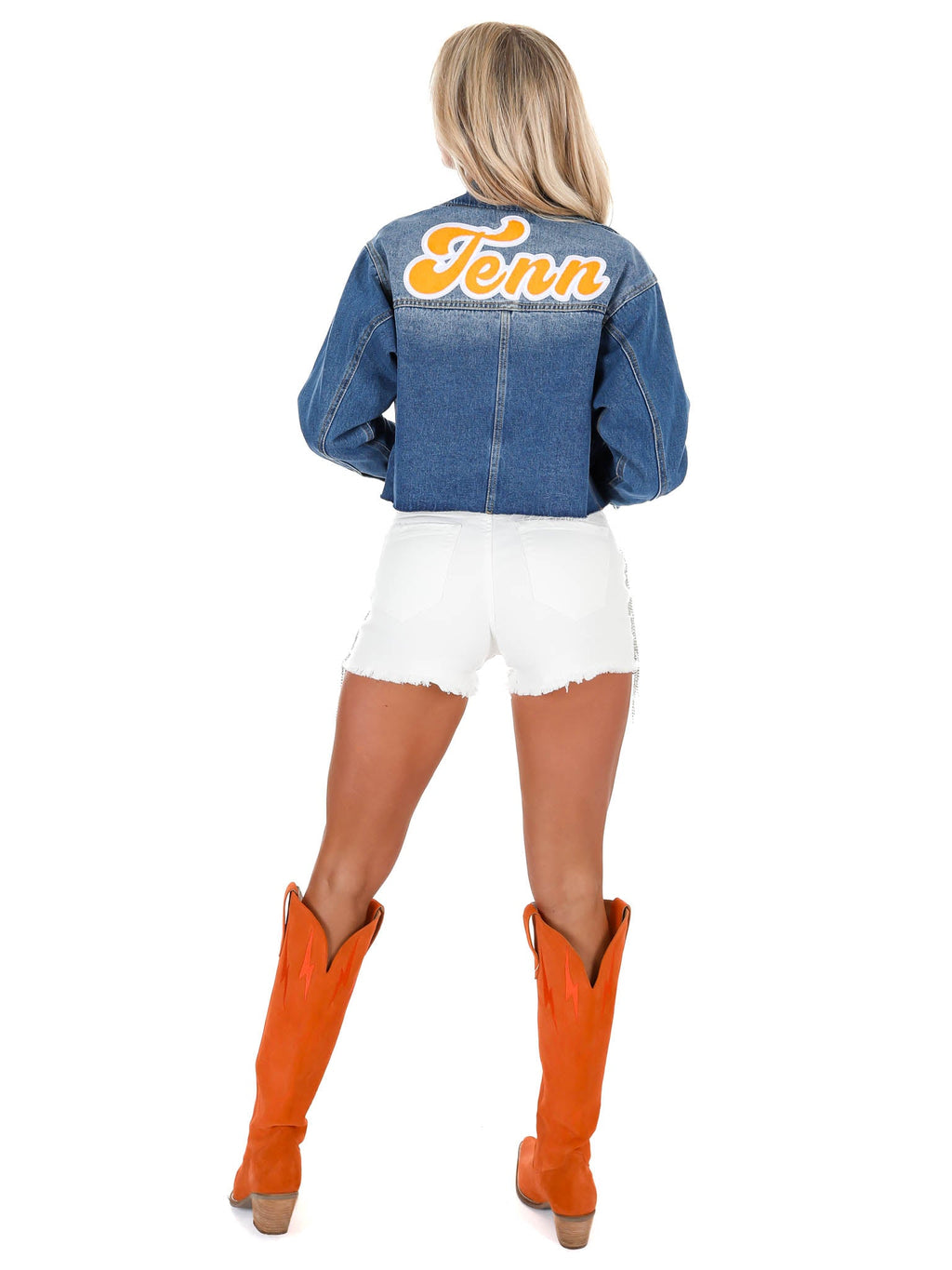 Groovy Tenn Cropped Denim Jacket