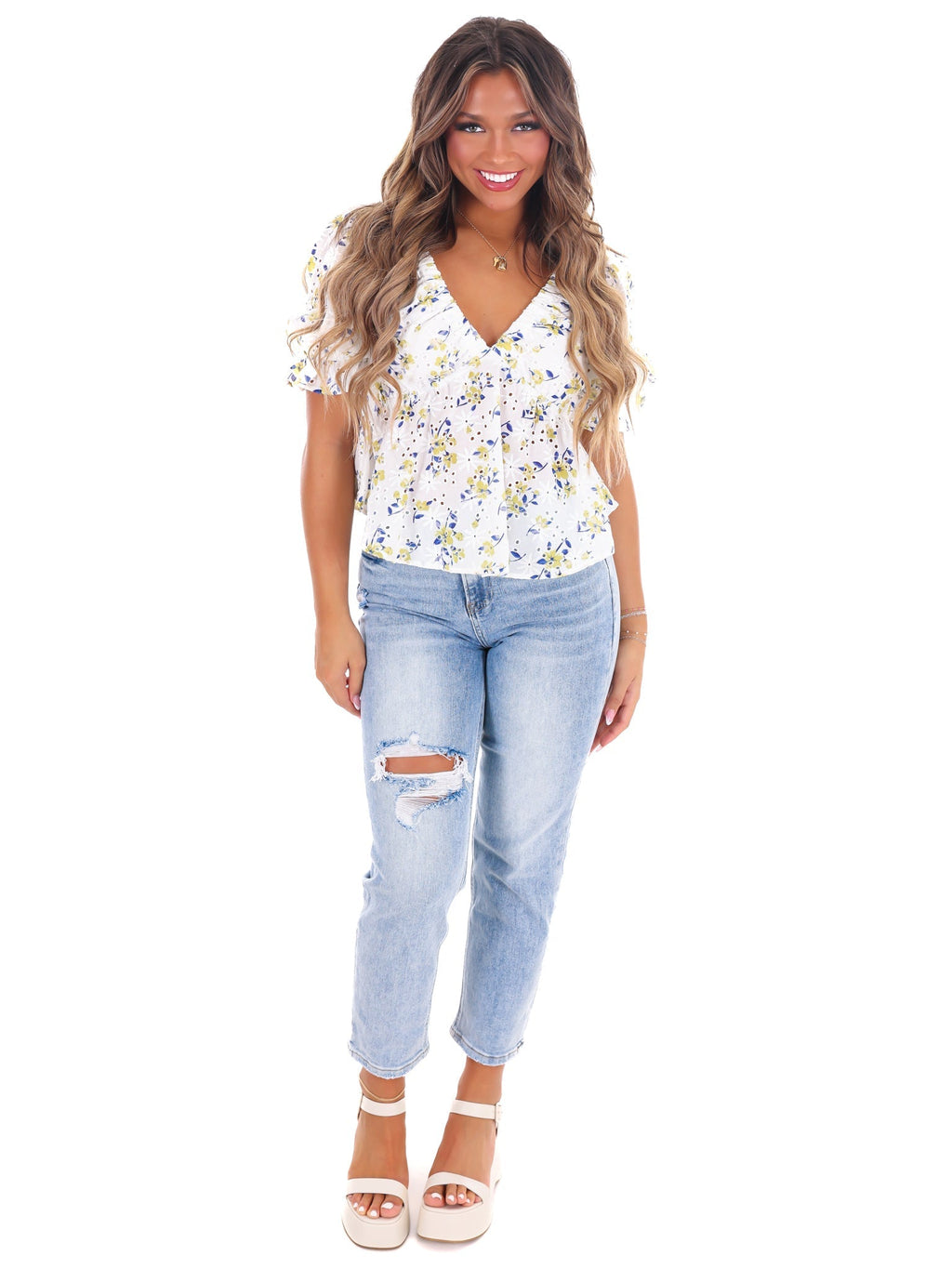 Every Single Time Floral Top