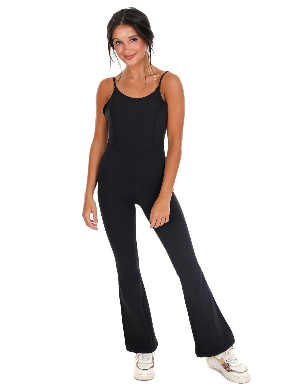 Get Moving Flared Jumpsuit