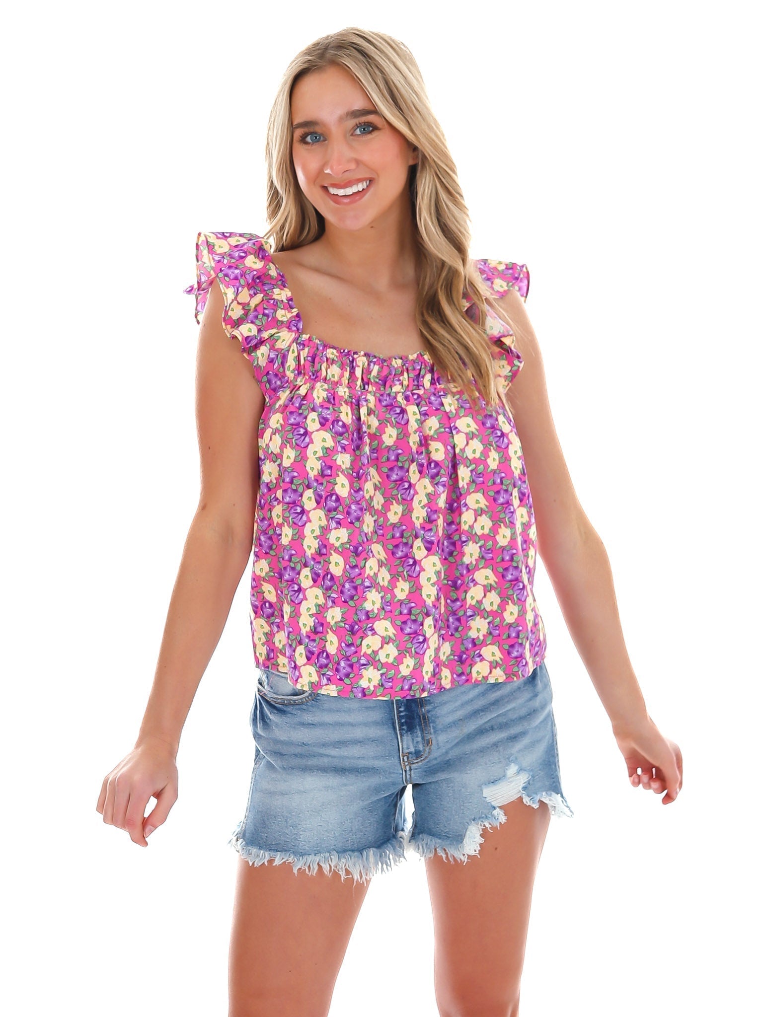 Choose Joy Floral Top