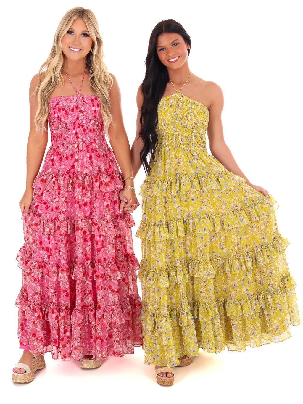 Famous Friends Floral Maxi Dress