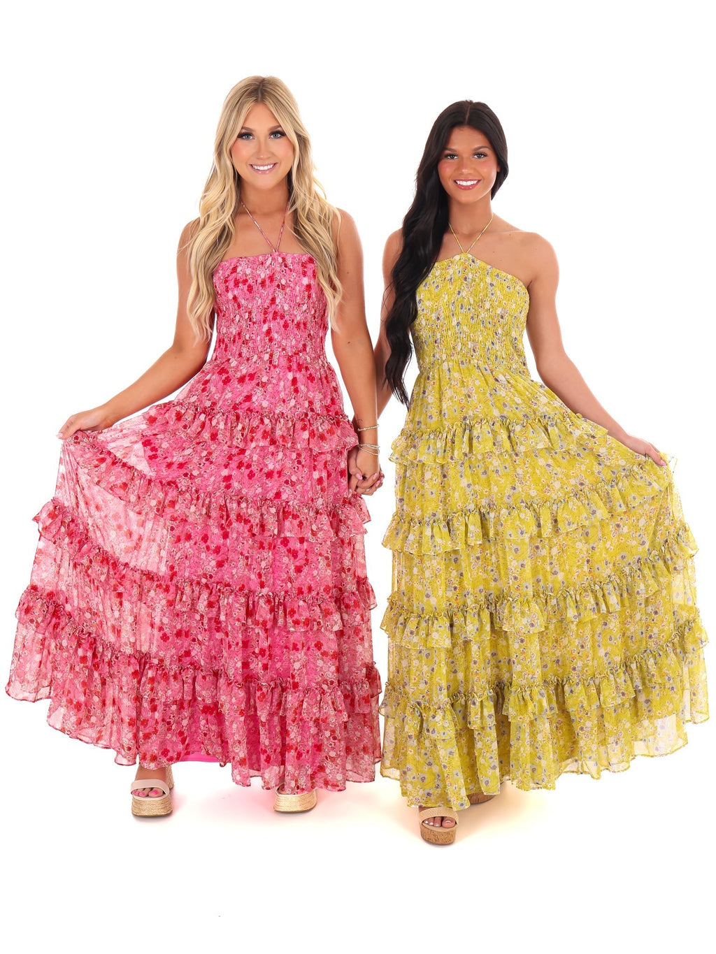 Famous Friends Floral Maxi Dress