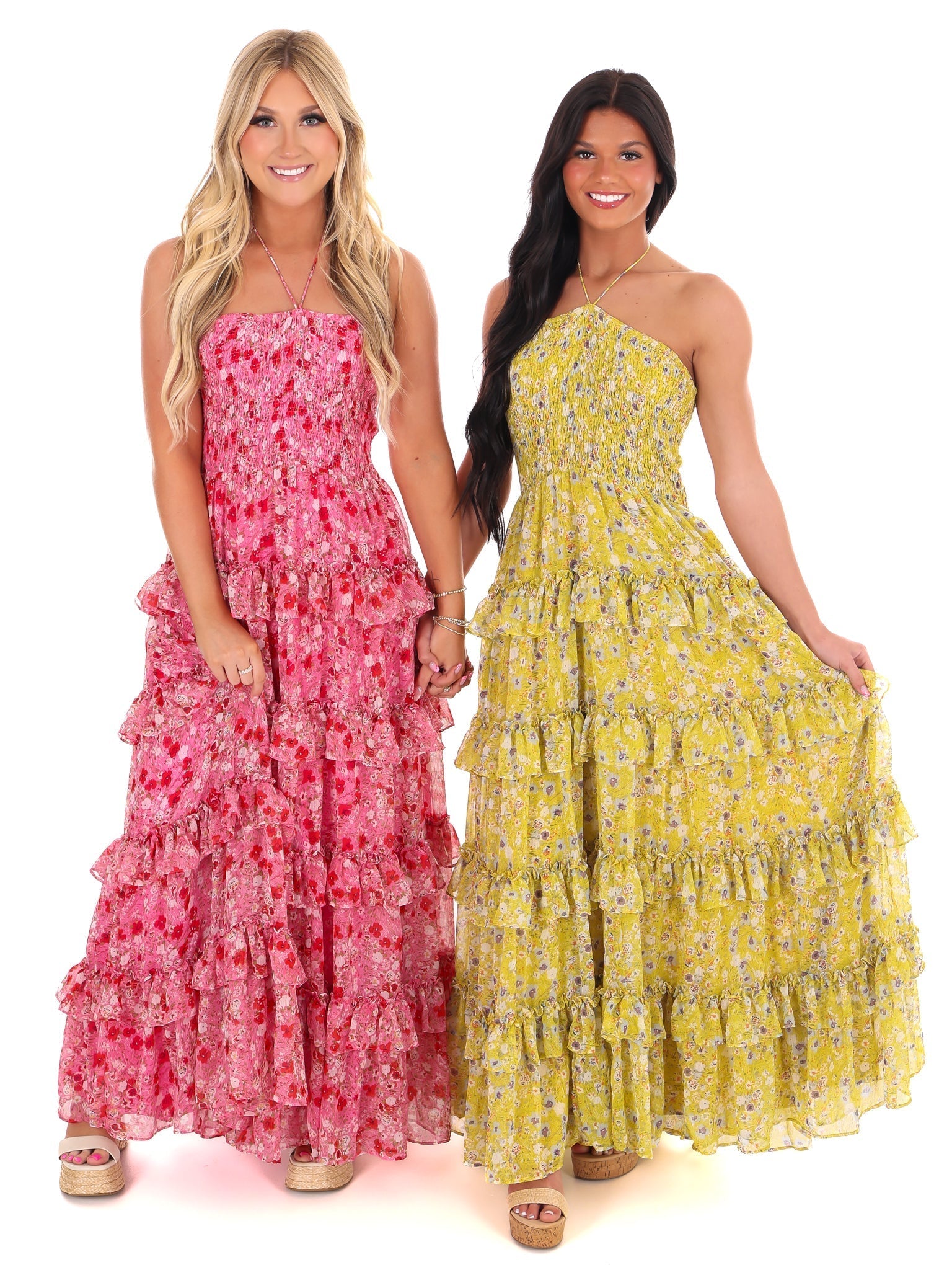 Famous Friends Floral Maxi Dress
