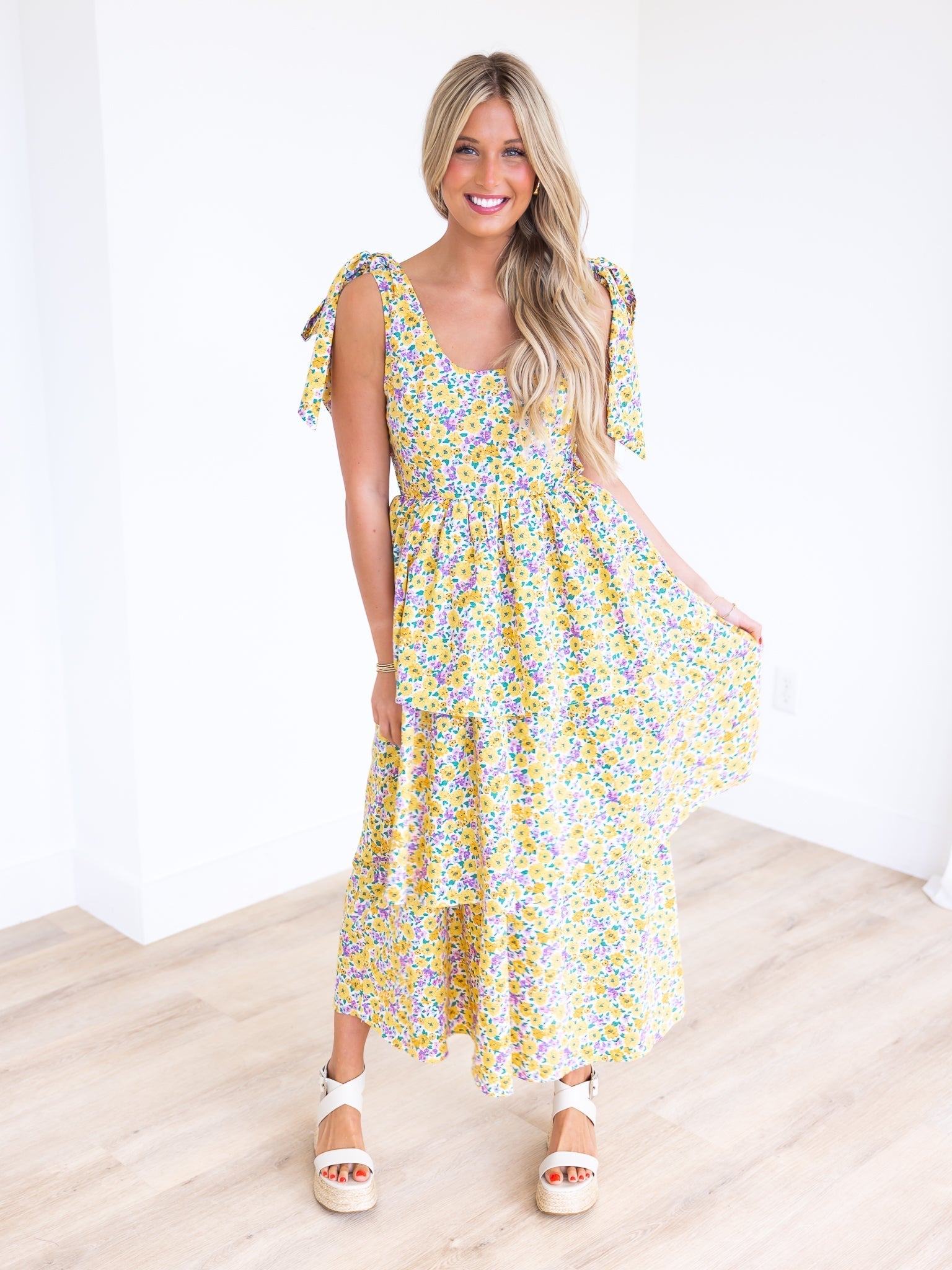 BuddyLove Drew Sunny Hunny Maxi Dress