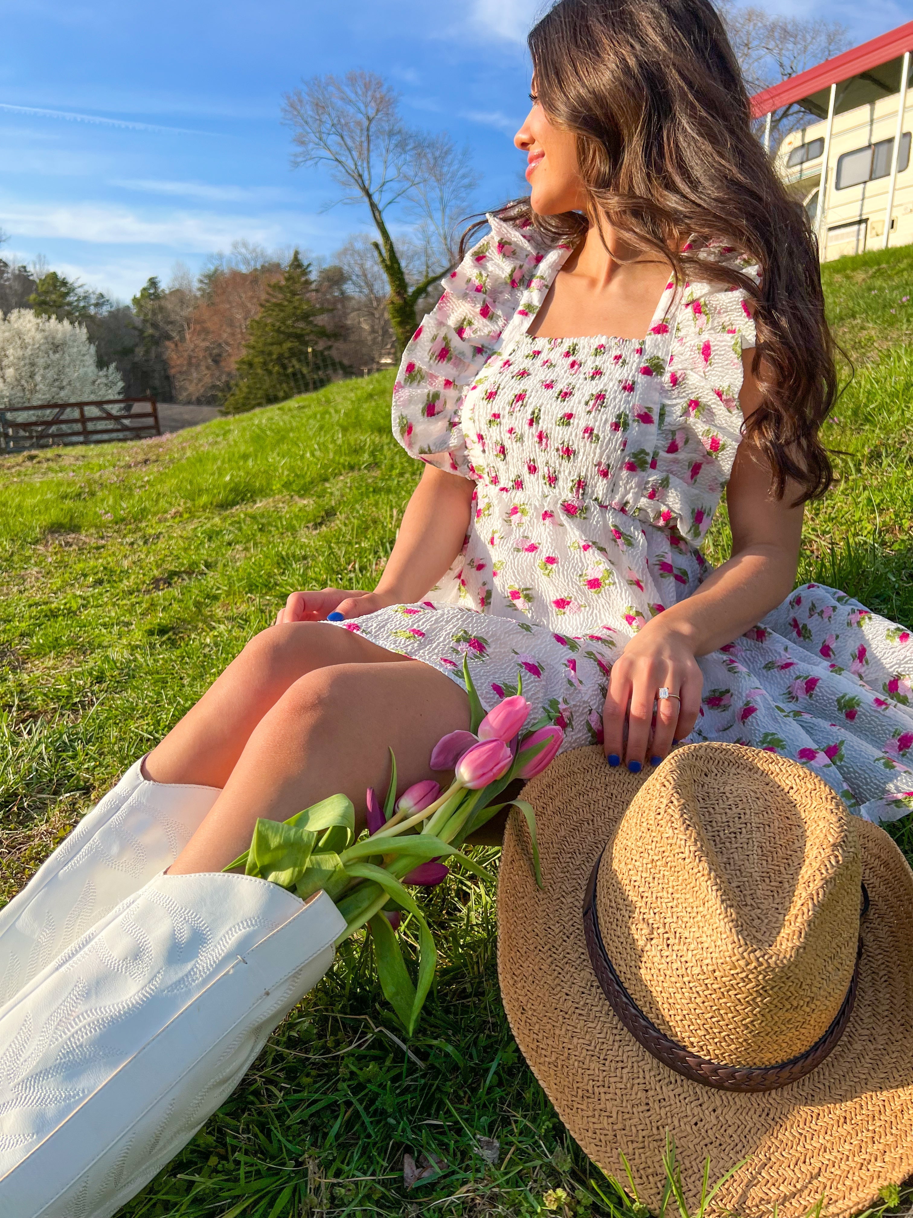 BuddyLove Maddison Calla Lily Mini Dress