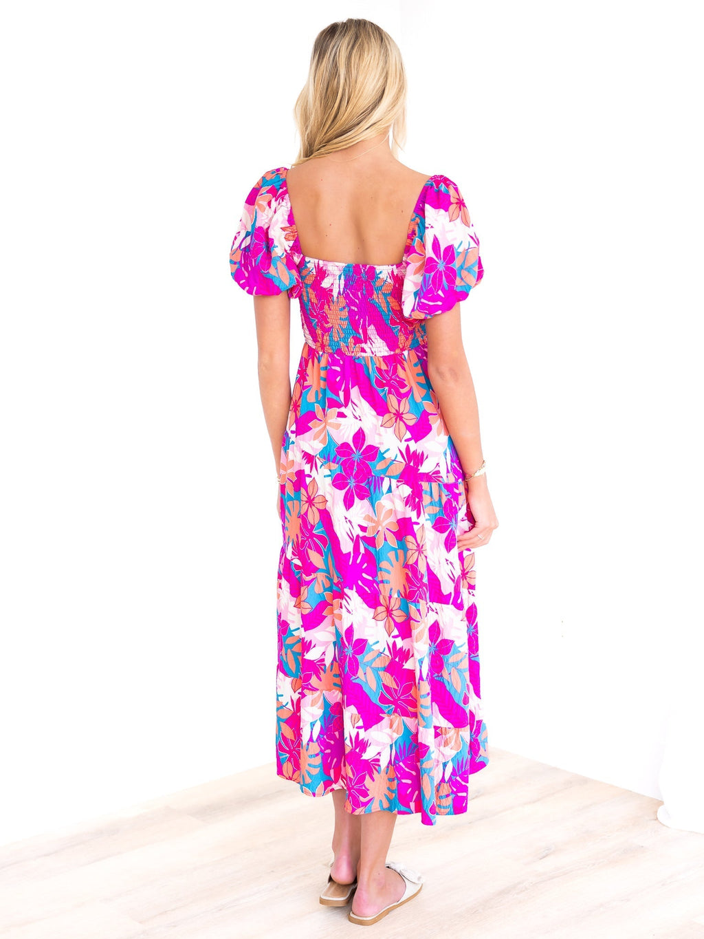 Celebration Print Maxi Dress