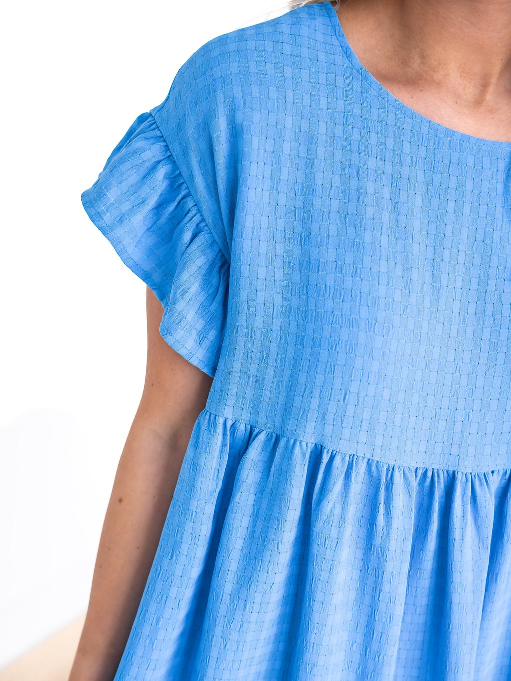 At All Cost Textured Mini Dress