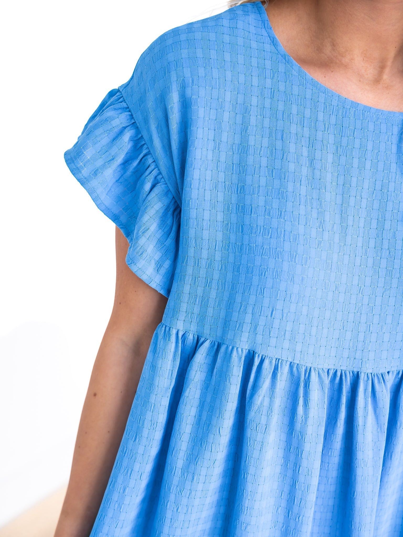 At All Cost Textured Mini Dress