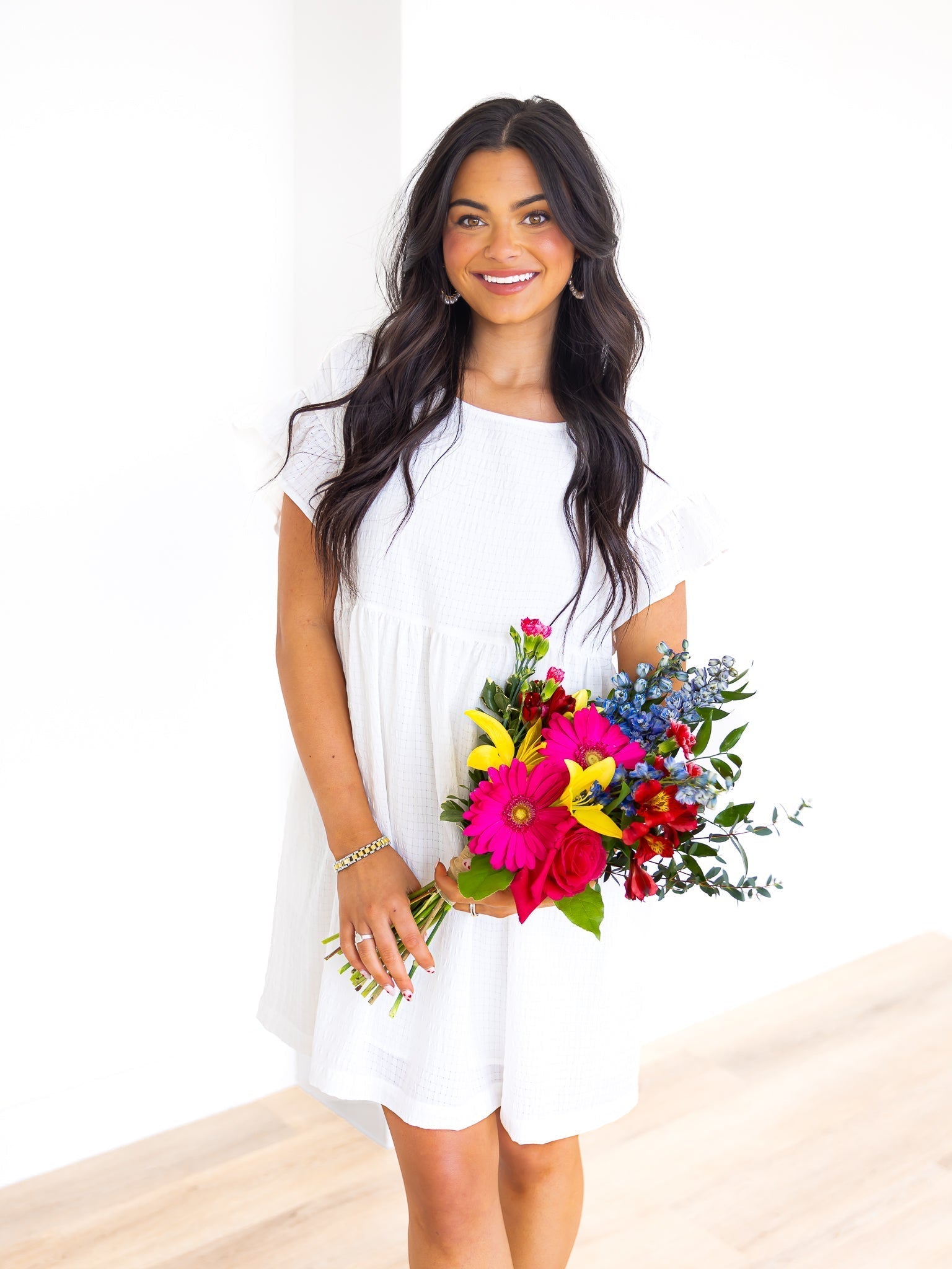 At All Cost Textured Mini Dress