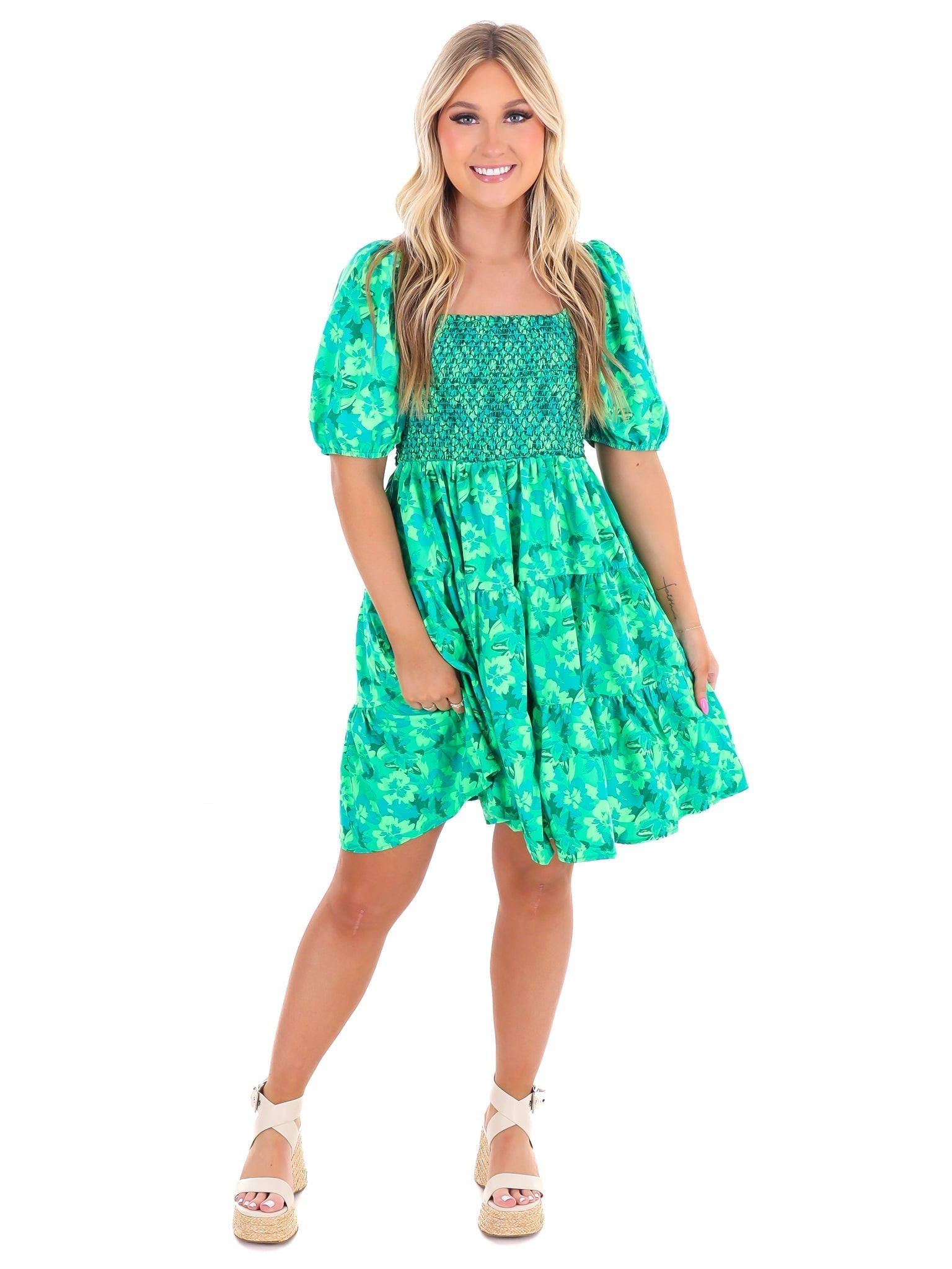 Chase Her Floral Mini Dress