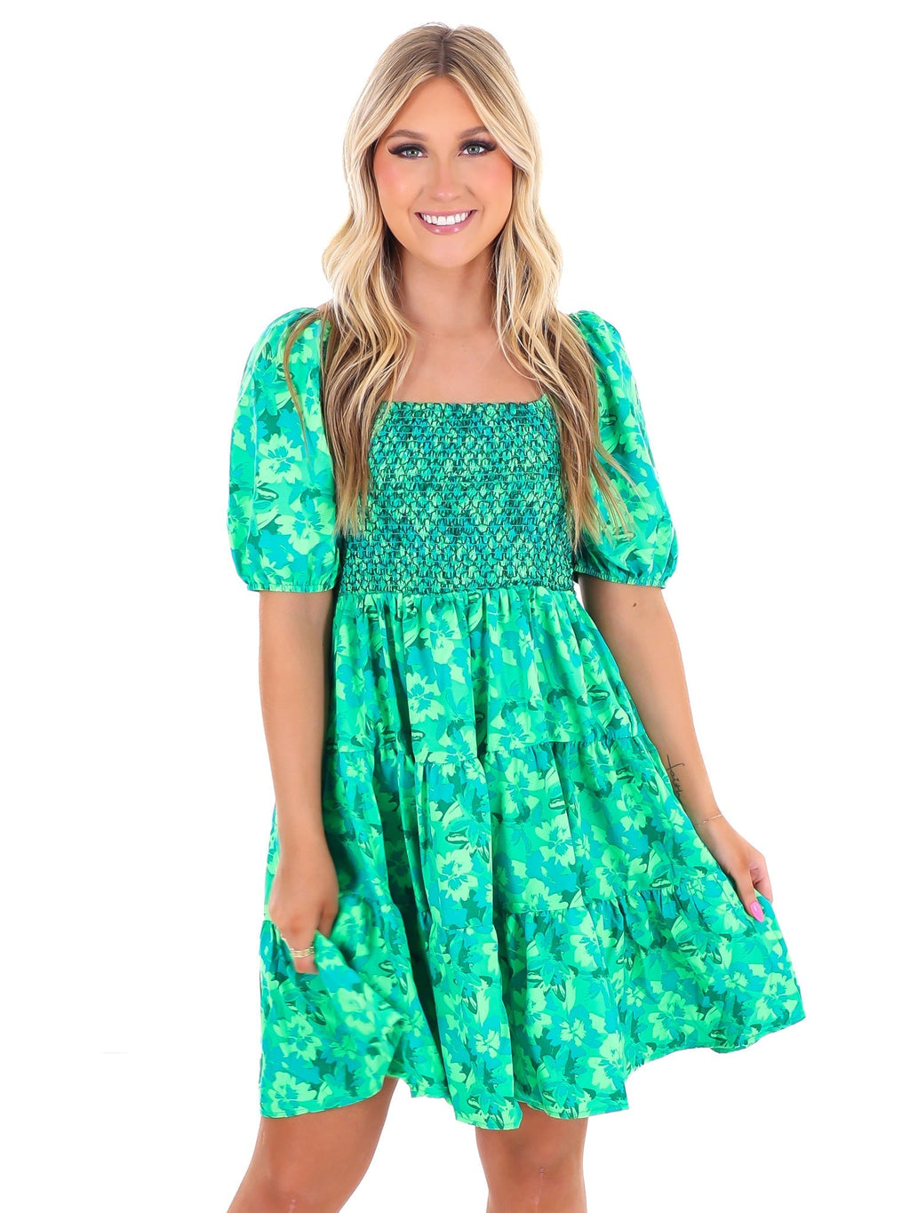 Chase Her Floral Mini Dress