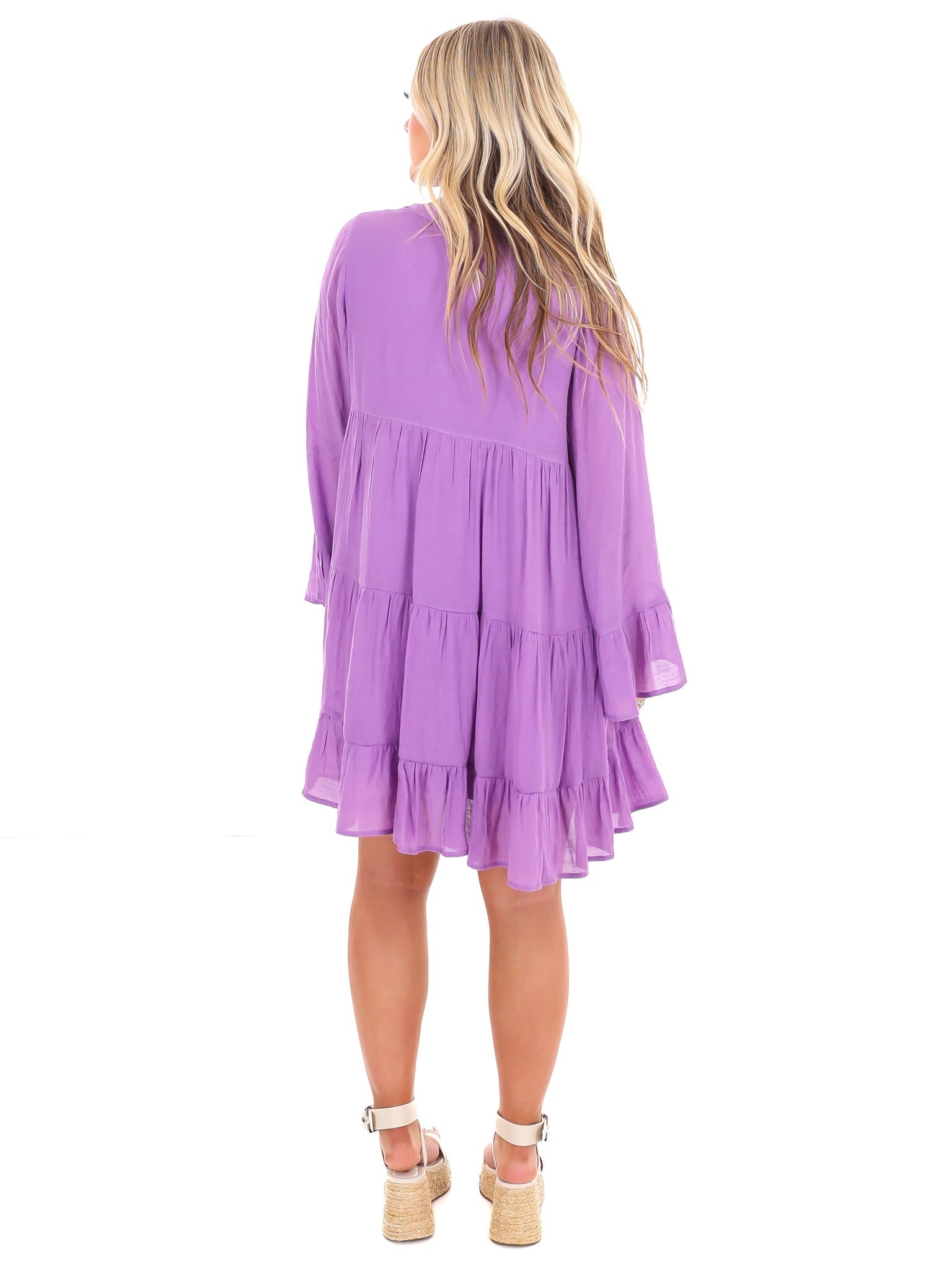 Calling After Me Button Down Dress