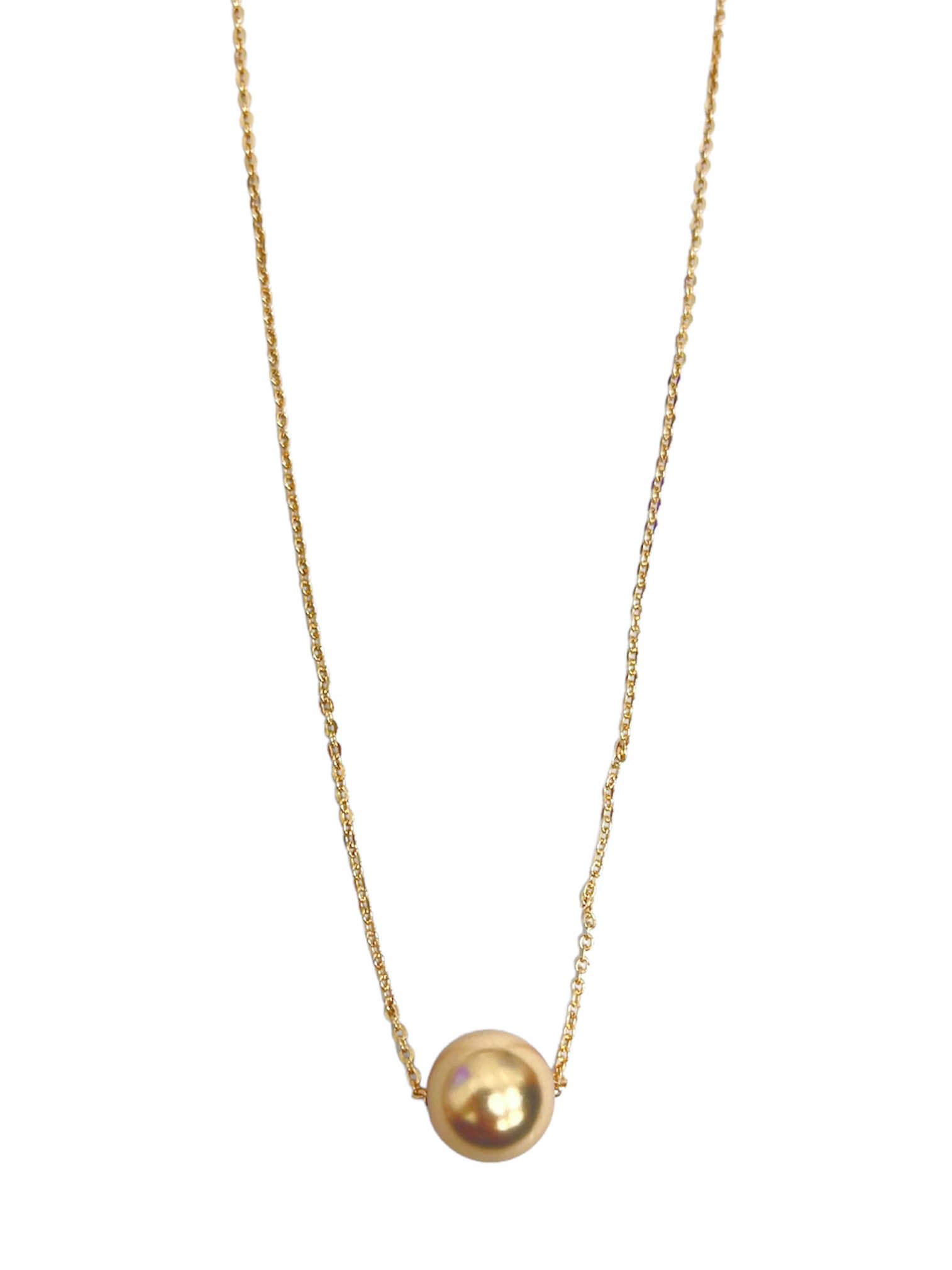 12mm Metal Ball Short Necklace