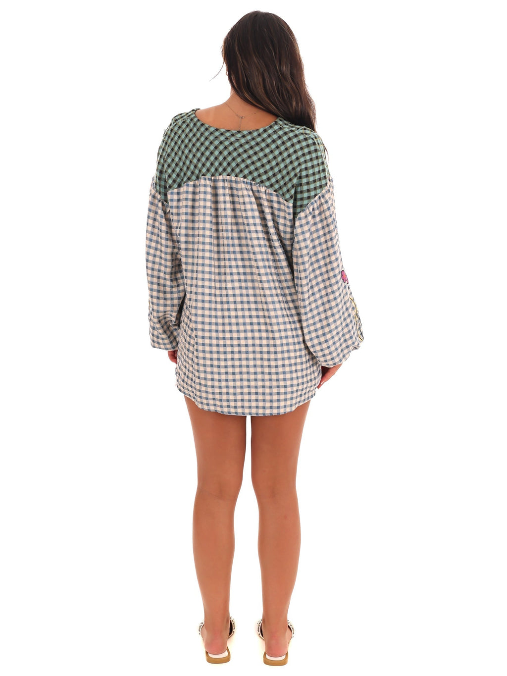 Autumn Glow Plaid Top