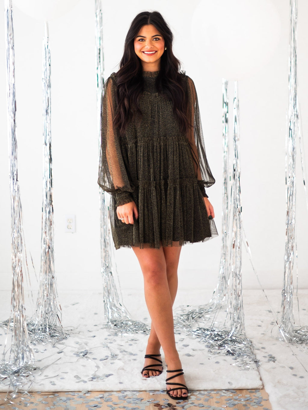 Cutest Catch Twinkle Mesh Dress