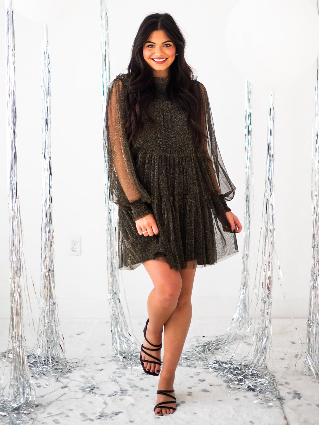 Cutest Catch Twinkle Mesh Dress