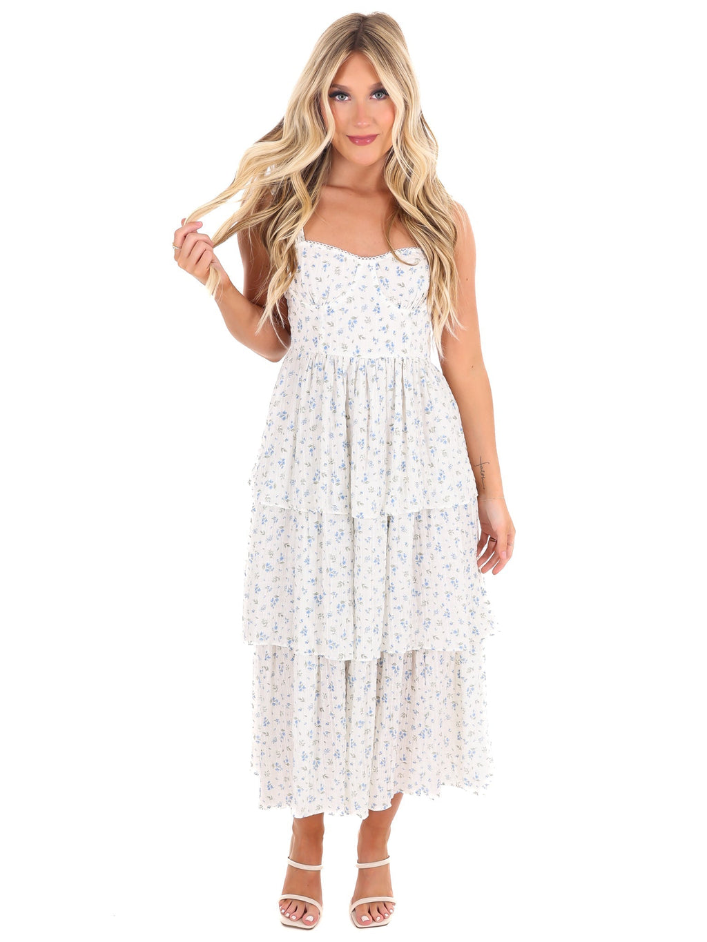 Better Ending Floral Midi Dress