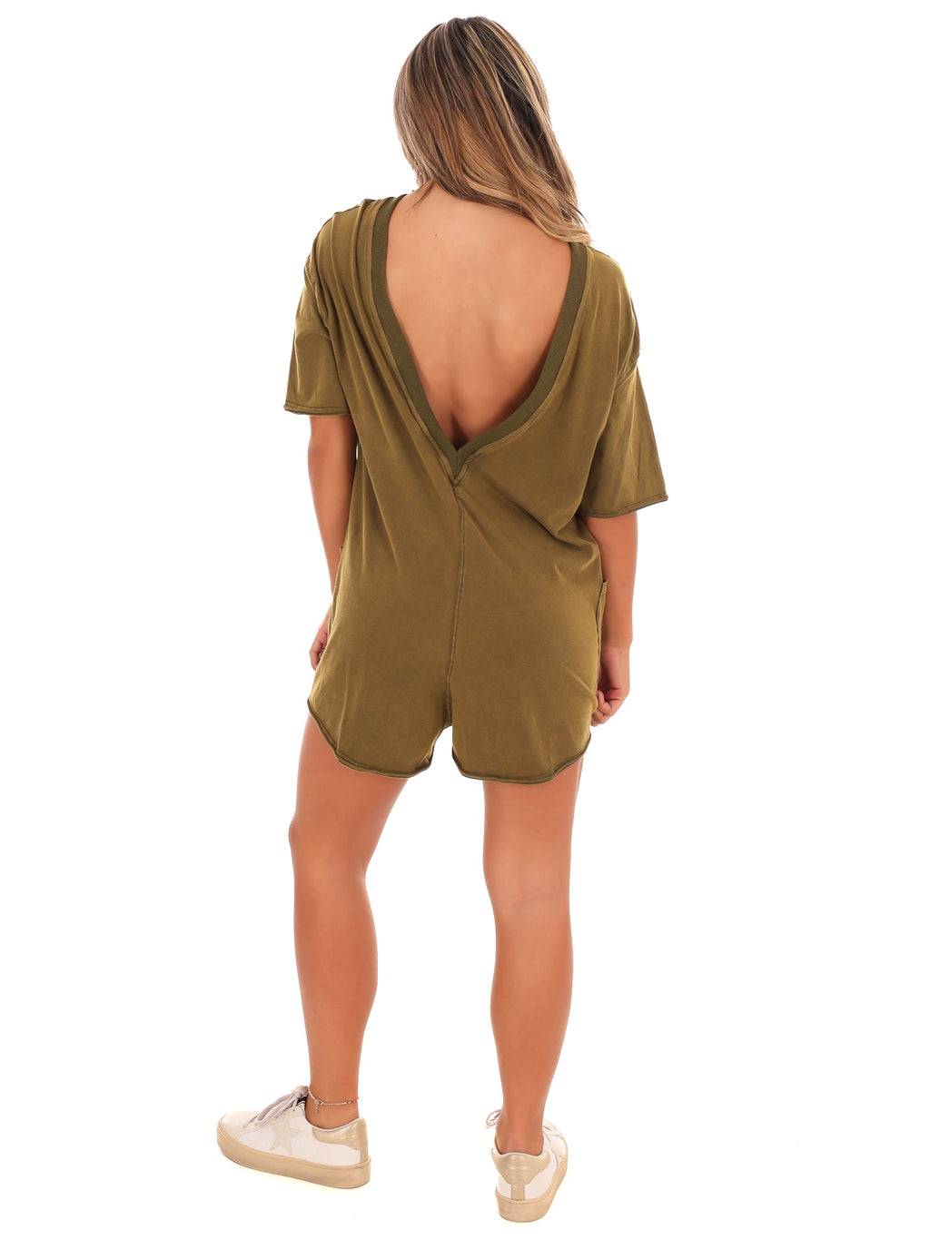 All Yours Washed Romper