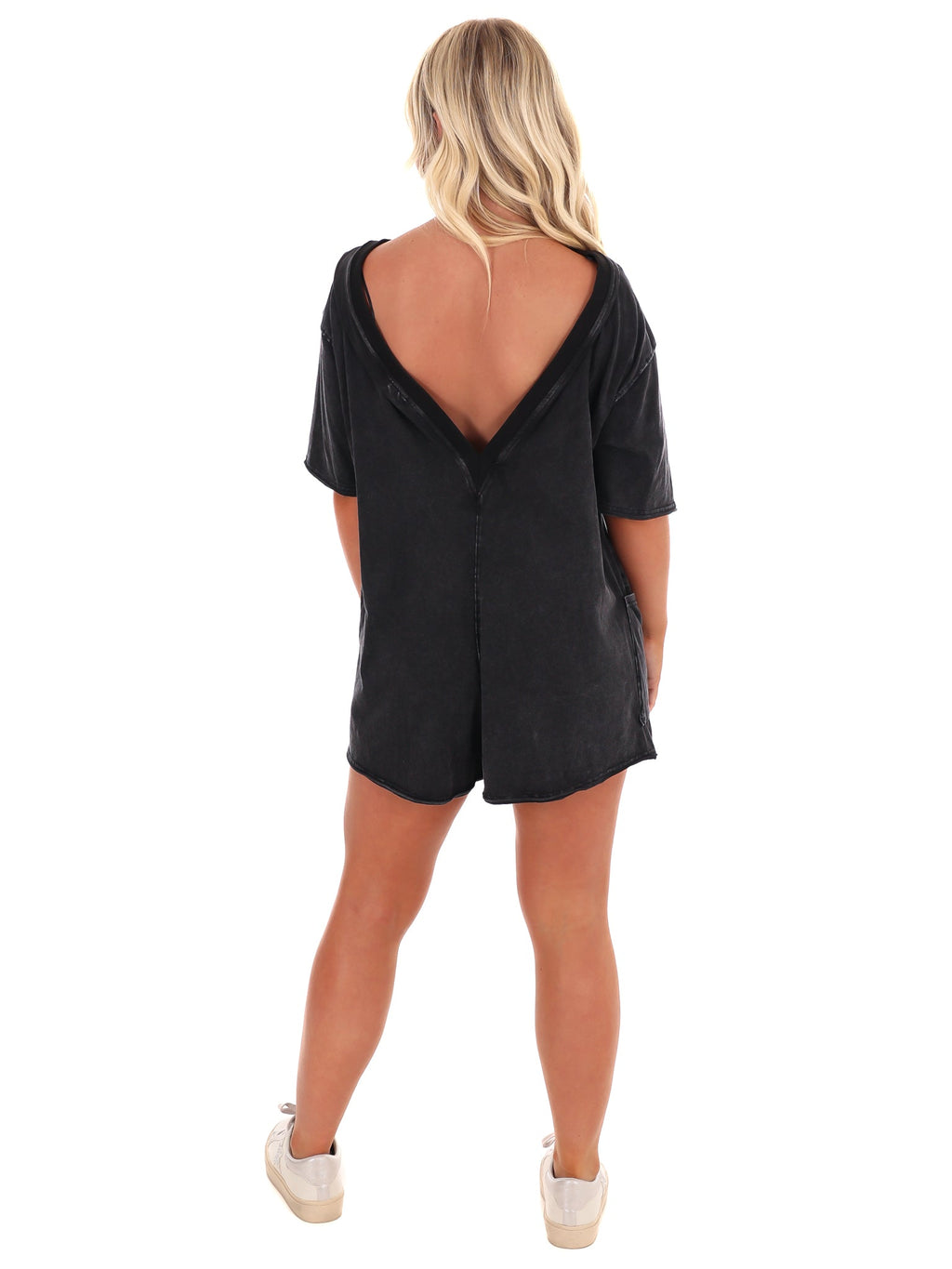 All Yours Washed Romper