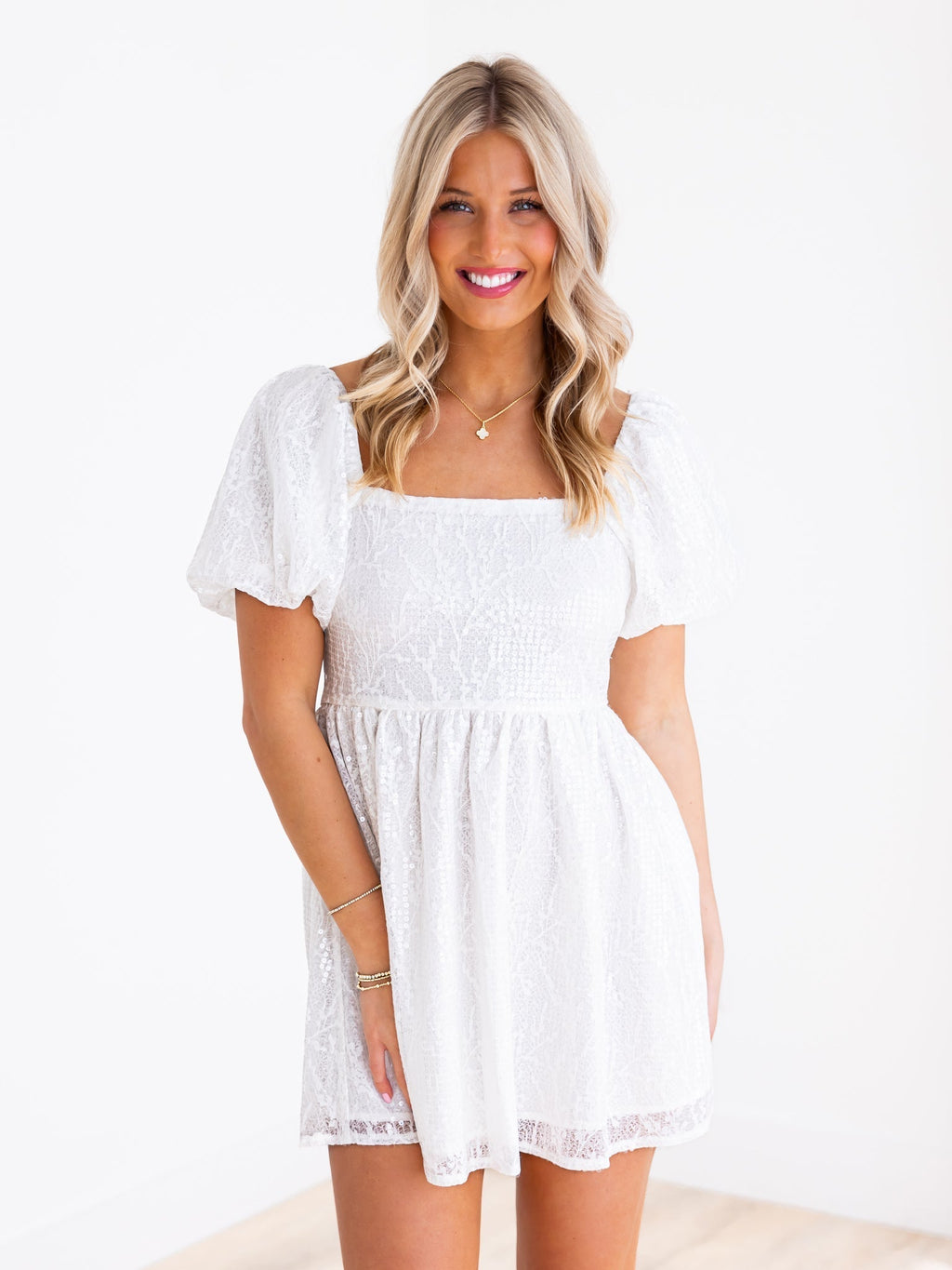 All Too Well Sequin Babydoll Dress