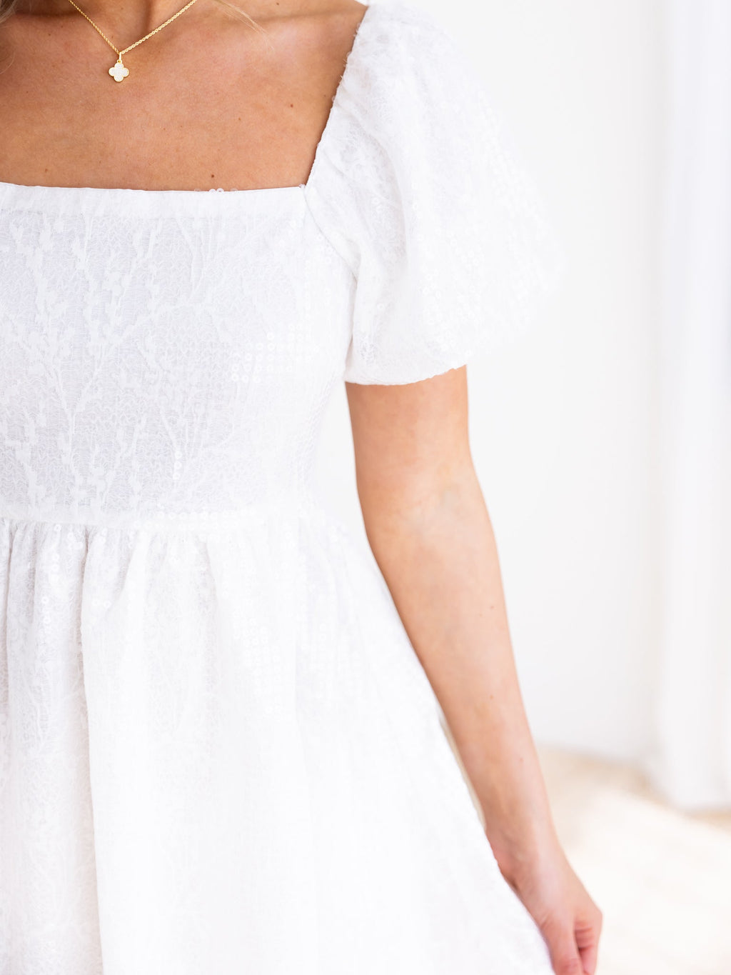 All Too Well Sequin Babydoll Dress