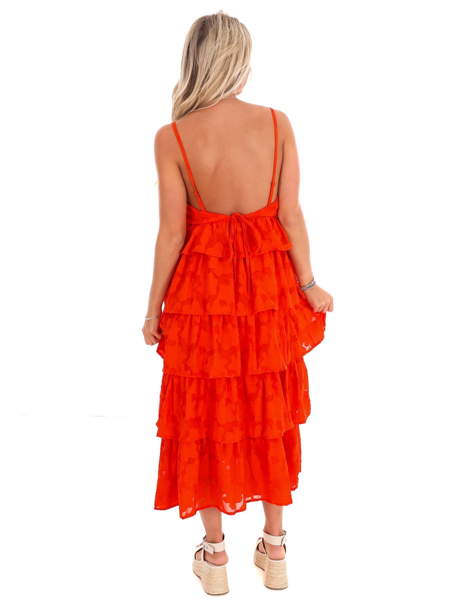 Choose Happiness Textured Midi Dress