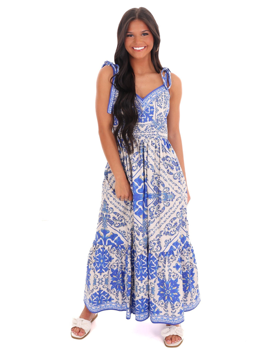 Free As Can Be Print Midi Dress