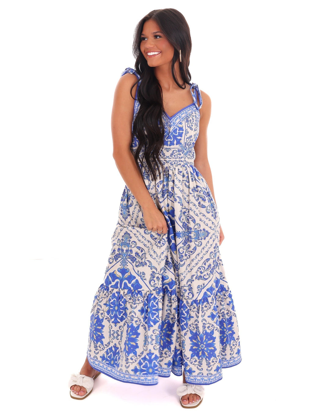 Free As Can Be Print Midi Dress