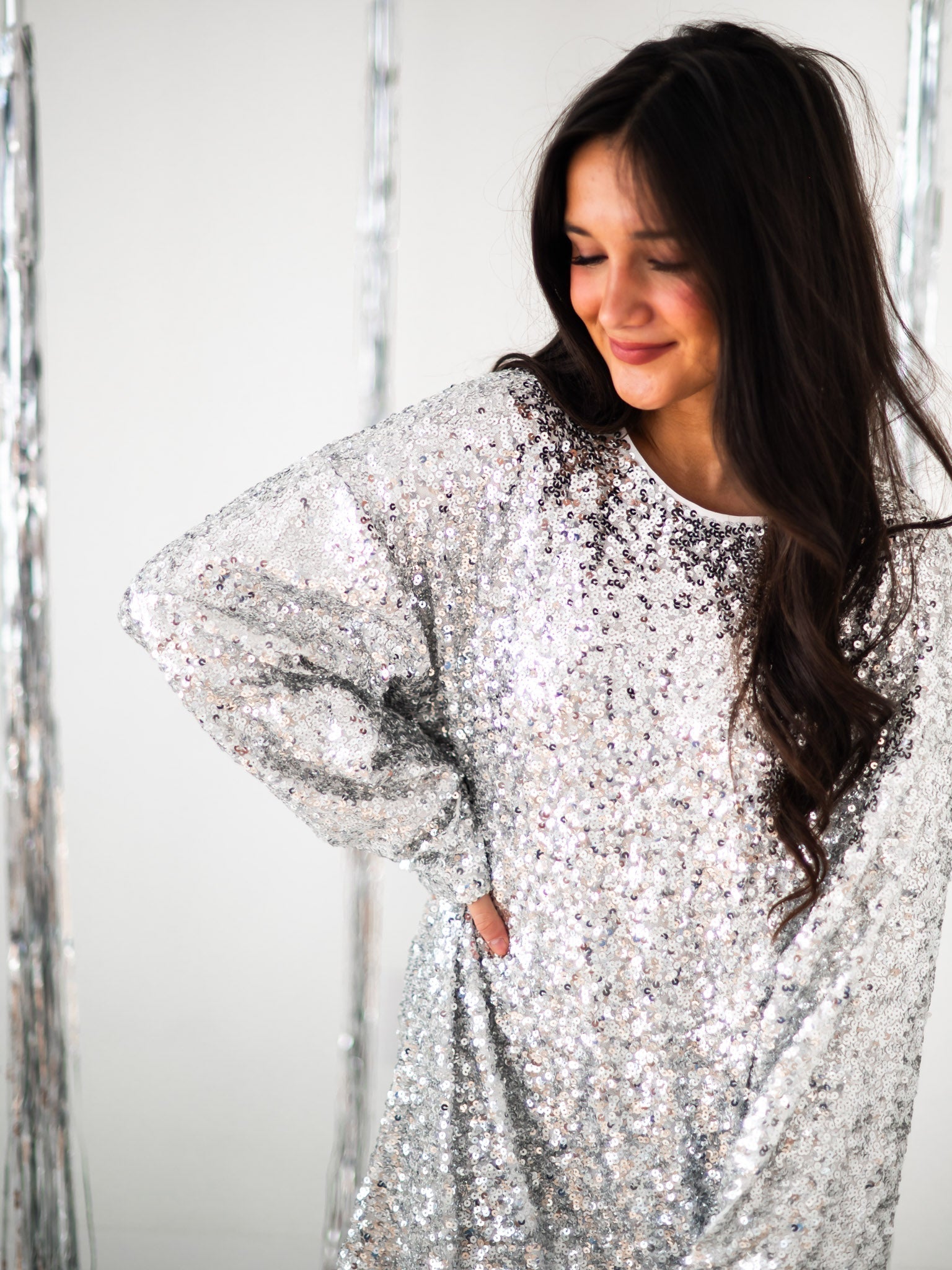 Don't Lose Your Sparkle Sequin Dress