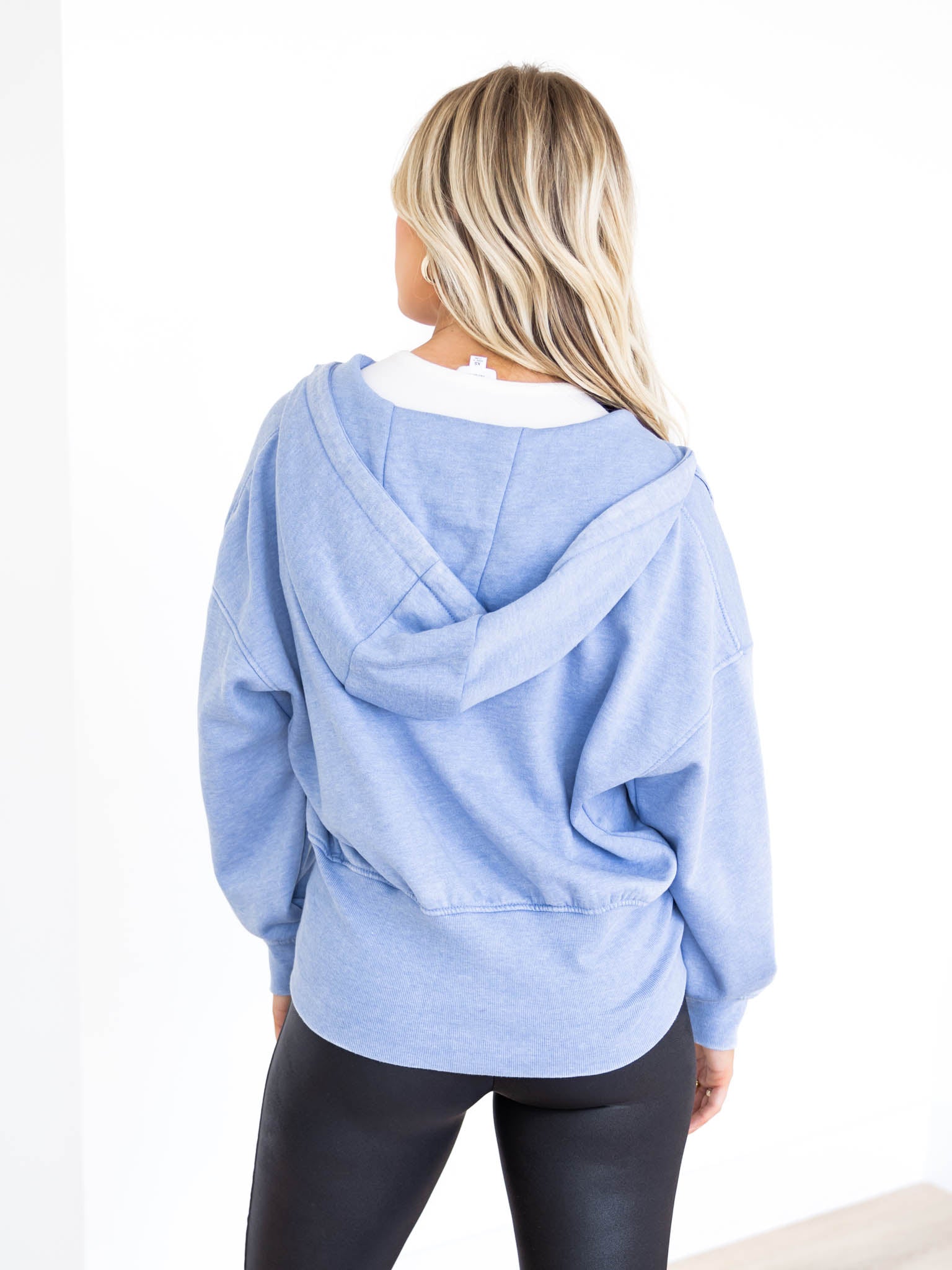 For A Long Time Fleece Hoodie Jacket