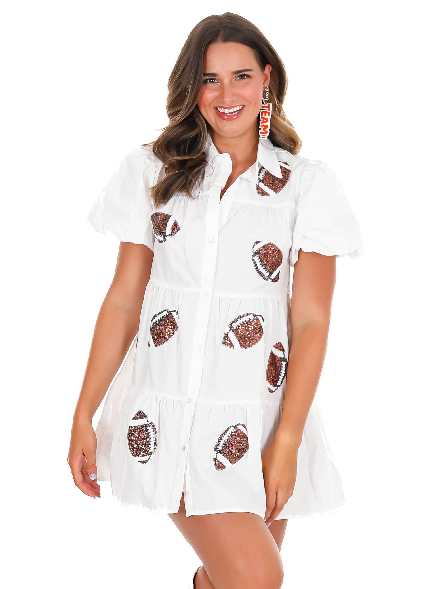 Dreaming About Football Babydoll Dress