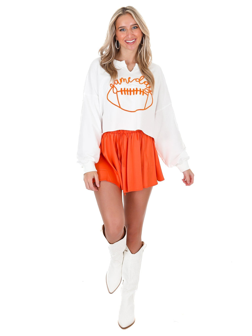 Gameday Football Patch Sweatshirt