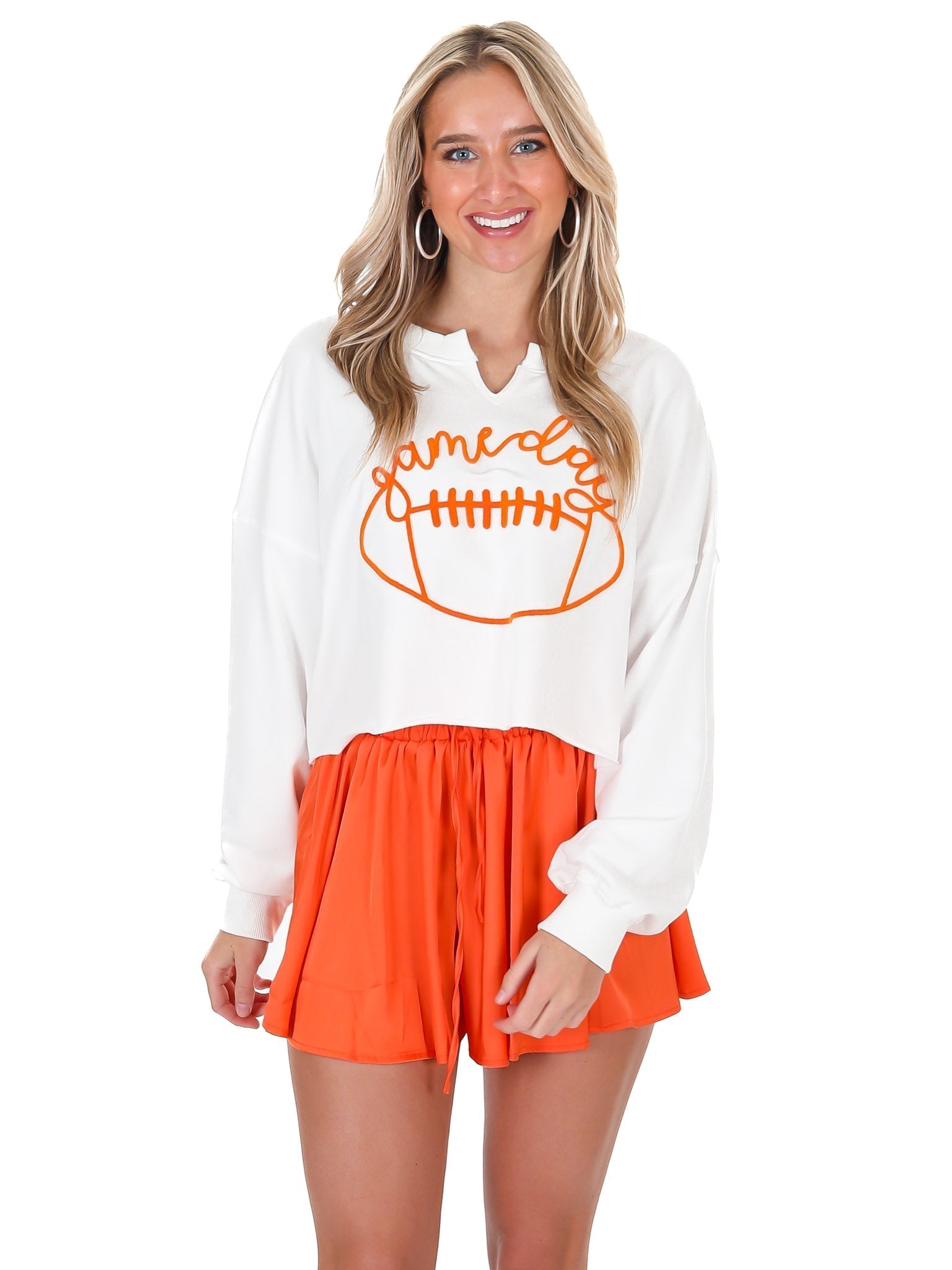Gameday Football Patch Sweatshirt