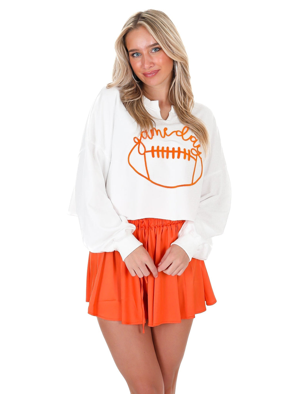 Gameday Football Patch Sweatshirt