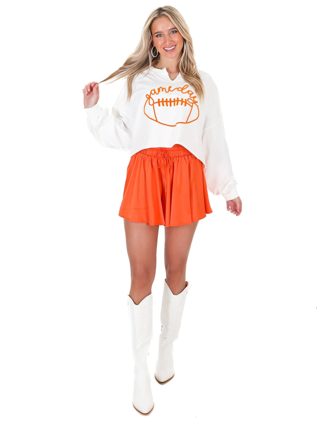 Gameday Football Patch Sweatshirt